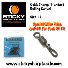 Quick Change Standard Rolling Swivels Size 11