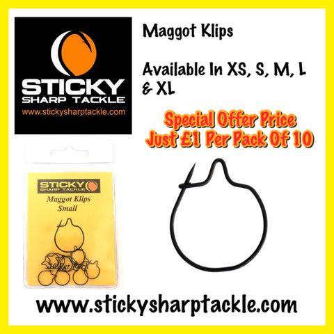 Maggot Klips - Various Sizes Available