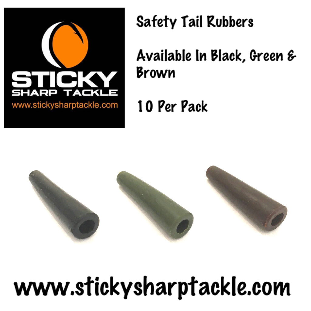 Safety Tail Rubber Packs - Silt Black, Green & Brown