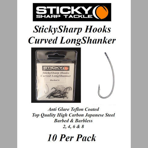 StickySharp Hooks Curved LongShanker