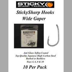 StickySharp Hooks Wide Gaper Anti Glare Coating
