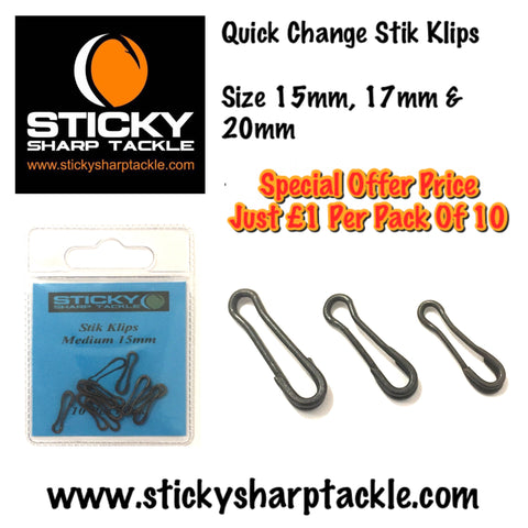 Quick Change Stik Klips - 15mm, 17mm & 20mm