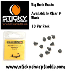 Rig Hook Beads - Clear & Black