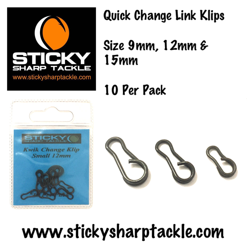 Quick Change Link Klip - Size 9mm, 12mm & 14mm